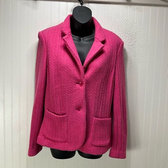 VINTAGE TALBOTS 100% Wool Blazer - Picture 4 of 7